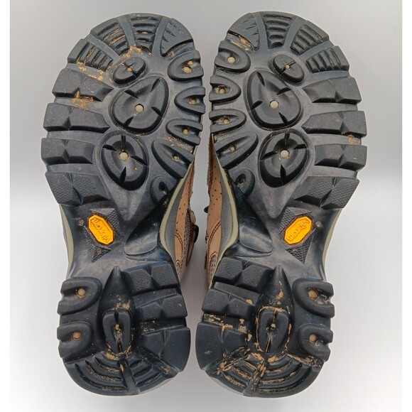 Vasque Boots Breeze Wn 8 Tan Leather Vibram Waterproof Gore-Tex Hiking Outdoor - Picture 11 of 12